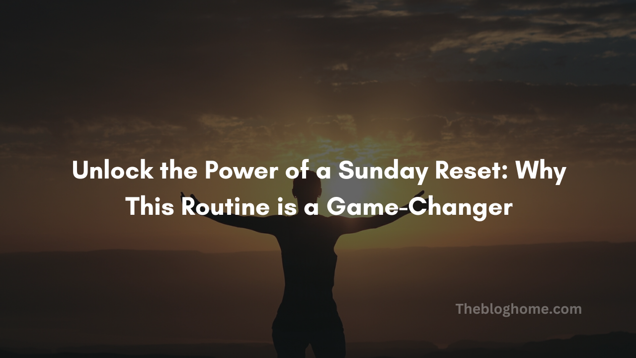 Unlock the Power of a Sunday