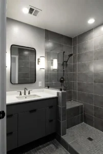 Black and White Bathroom