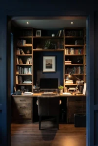 Dark Wood Office Style