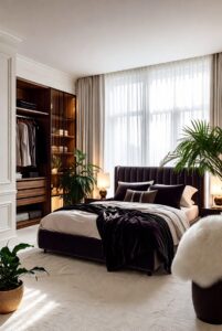 Luxury Bedroom with Large Windows