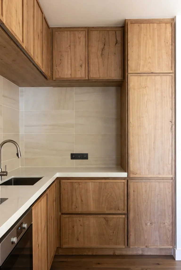 Natural Wood Cabinets