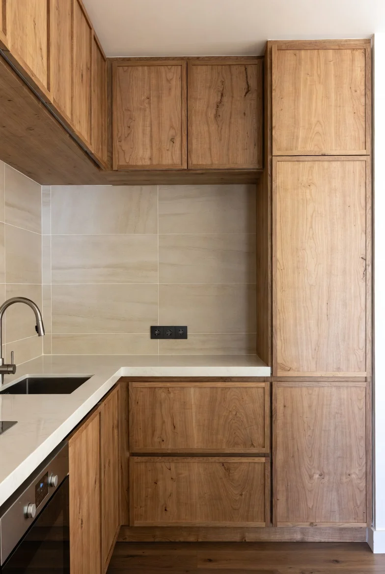 Natural Wood Cabinets