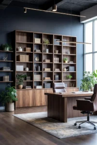 Office with Built-In Storage