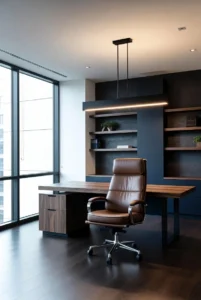 Office with Minimal Decor