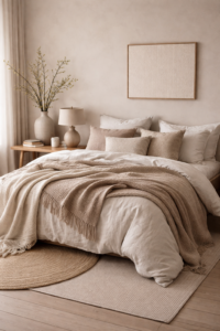 Soft Linen Bedding Layers