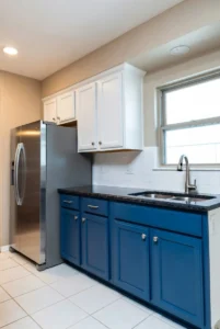 Two-Tone Blue Kitchen