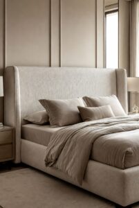 Upholstered Statement Bed