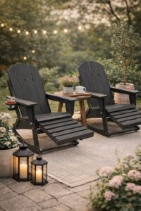 Adirondack Chairs for a Relaxed Look