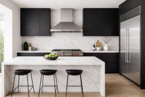 Black and White Kitchen