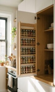 Built-In Spice Rack