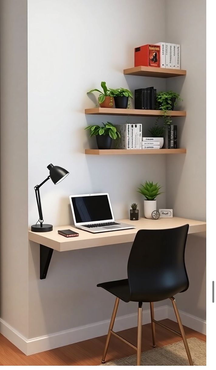 Compact Desk Workspace