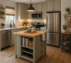 Compact Island with Storage