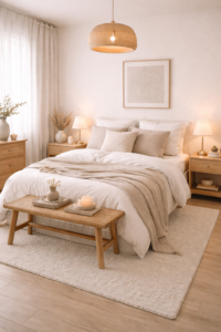 Cream and Wood Harmony