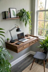 Floating Desk Workspace
