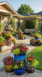 Group Potted Plants for a Lush Look