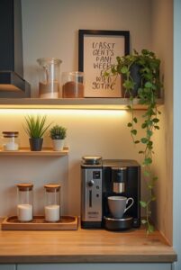 Kitchen Nook into a Coffee Bar