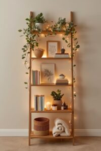 Ladder Shelf Styling