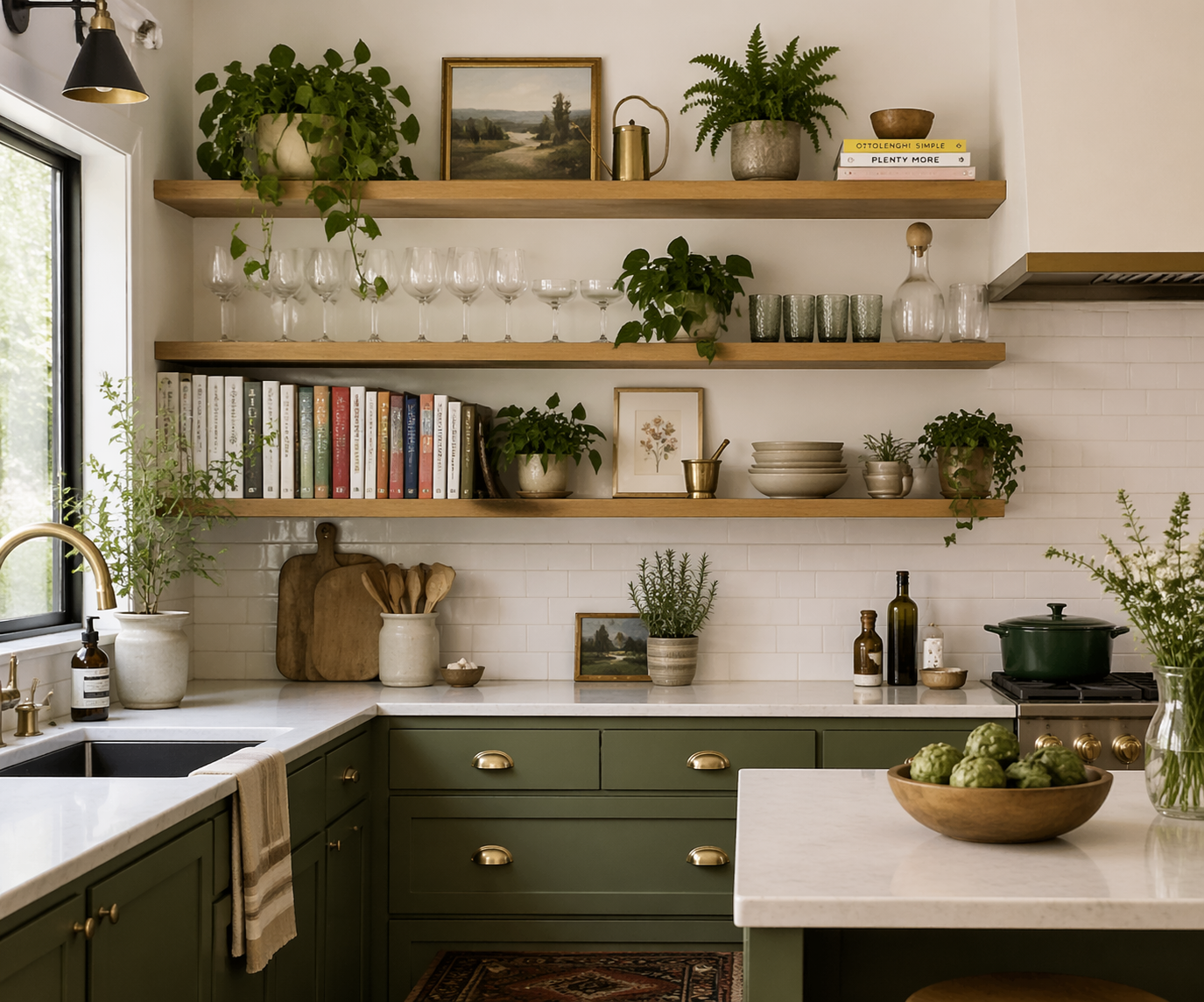 Open Shelving for Easy Access