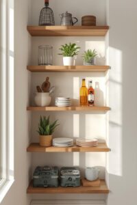 Open Shelving on the Side