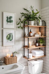Over-the-Toilet Shelving Unit