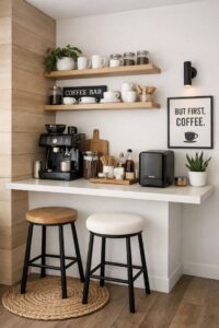 Simple Countertop Coffee Corner