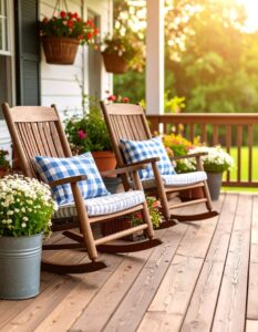 Style a Pair of Rocking Chairs on the Porch