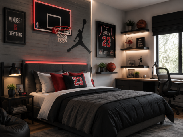 25 Basketball Bedroom Ideas for Fans