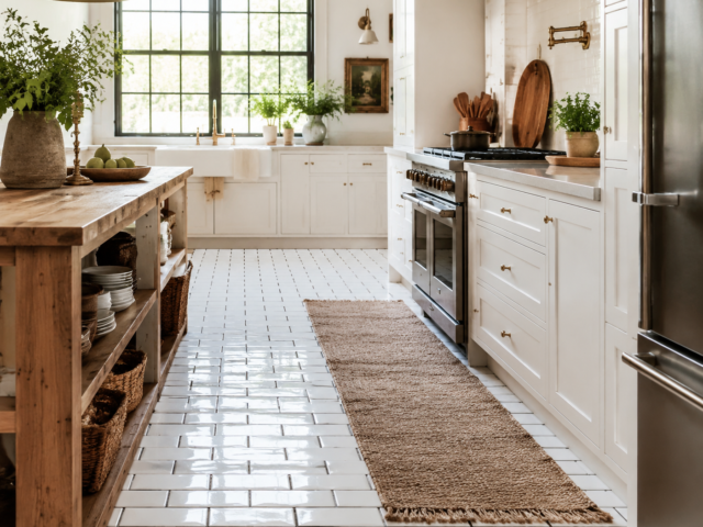 22 White Kitchen Floor Ideas to Try