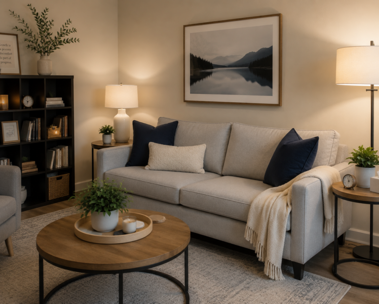 22 Grey and Blue Living Room Ideas