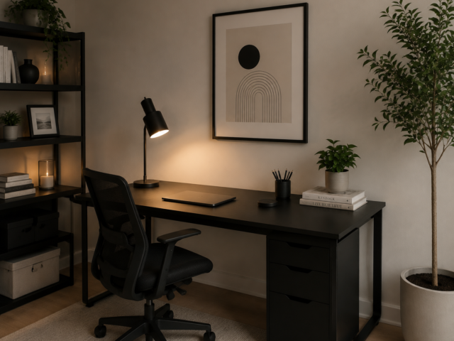 25 Black Office Ideas for Bold Style