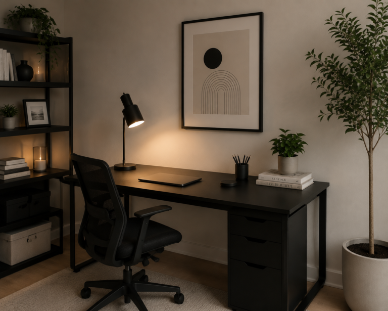 25 Black Office Ideas for Bold Style