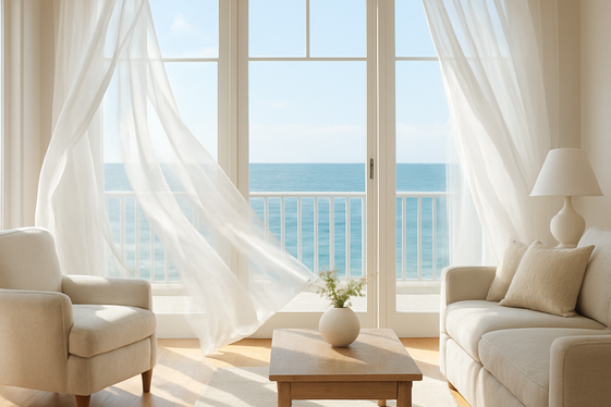 Maximizing Natural Light with Sheer Curtains illustration