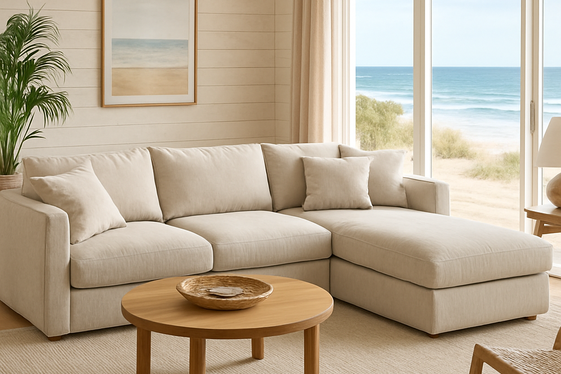 Functional Furniture for Relaxed Beach Living illustration