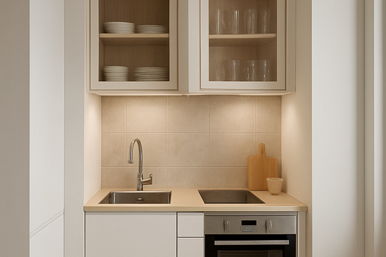 Built-In Glass Cabinets as Space-Saving Solutions illustration