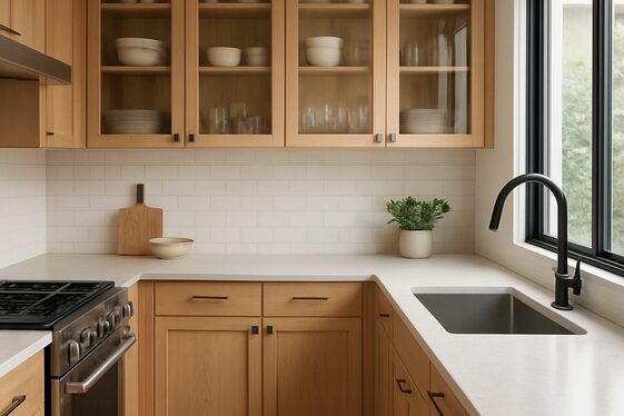 Mixed Materials: Combining Wood and Glass in Cabinets illustration