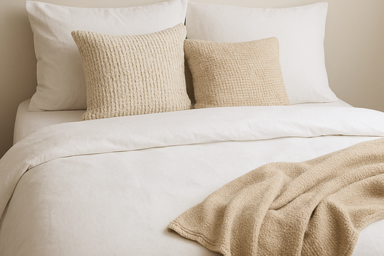 Minimalist Yet Warm Bedding Choices illustration