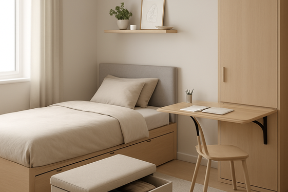 Multi-Functional Furniture in Small Spaces illustration