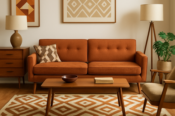 Mid-Century Modern Charm illustration