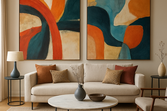 Art-Forward Statement Walls illustration
