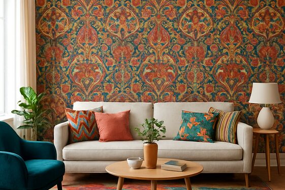 Maximalist Patterns With Modern Colors illustration