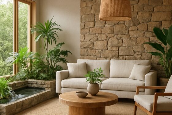Nature-Inspired Elements Indoors illustration