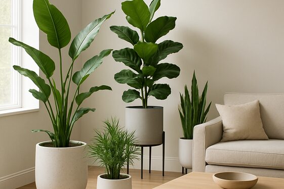 Indoor Plants for Freshness and Life illustration