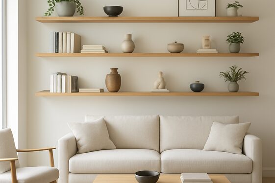 Open Shelving to Showcase Collectibles illustration