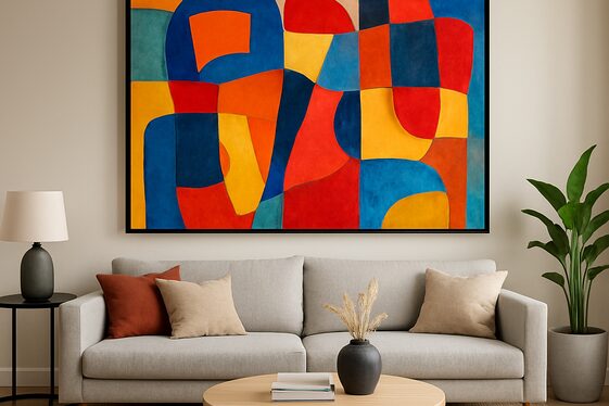 Statement Art Pieces as Focal Points illustration