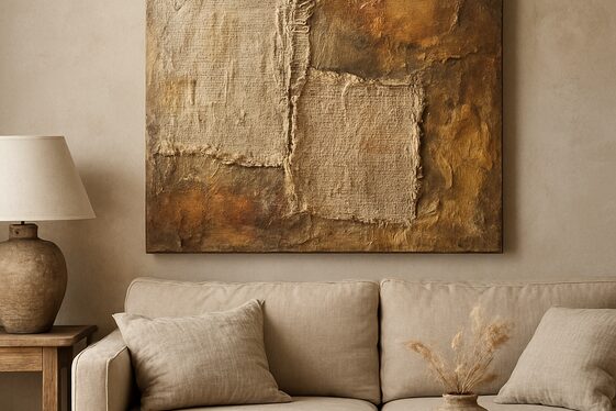 Layered Textures Using Mixed Media illustration