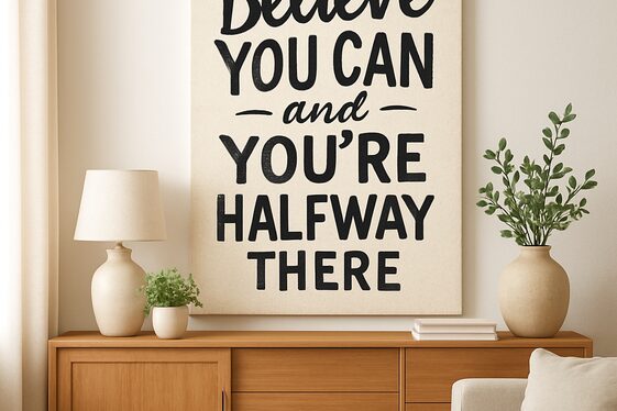 Inspirational Quotes with Hand Lettering illustration