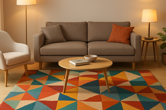 Introduce Patterned Rugs for Grounding the Space illustration
