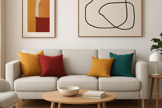 Choose a Neutral Color Palette with Bold Accents illustration