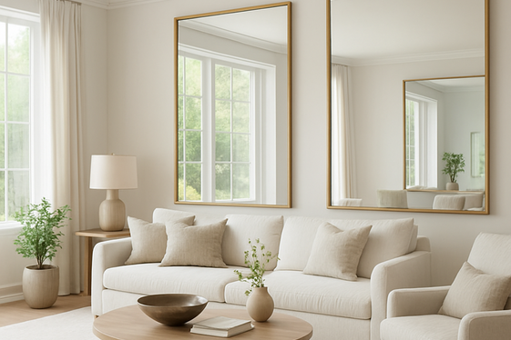 Use Mirrors to Expand Space and Light illustration