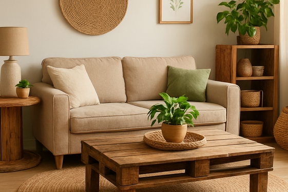 Opt for Sustainable and Eco-Friendly Decor illustration